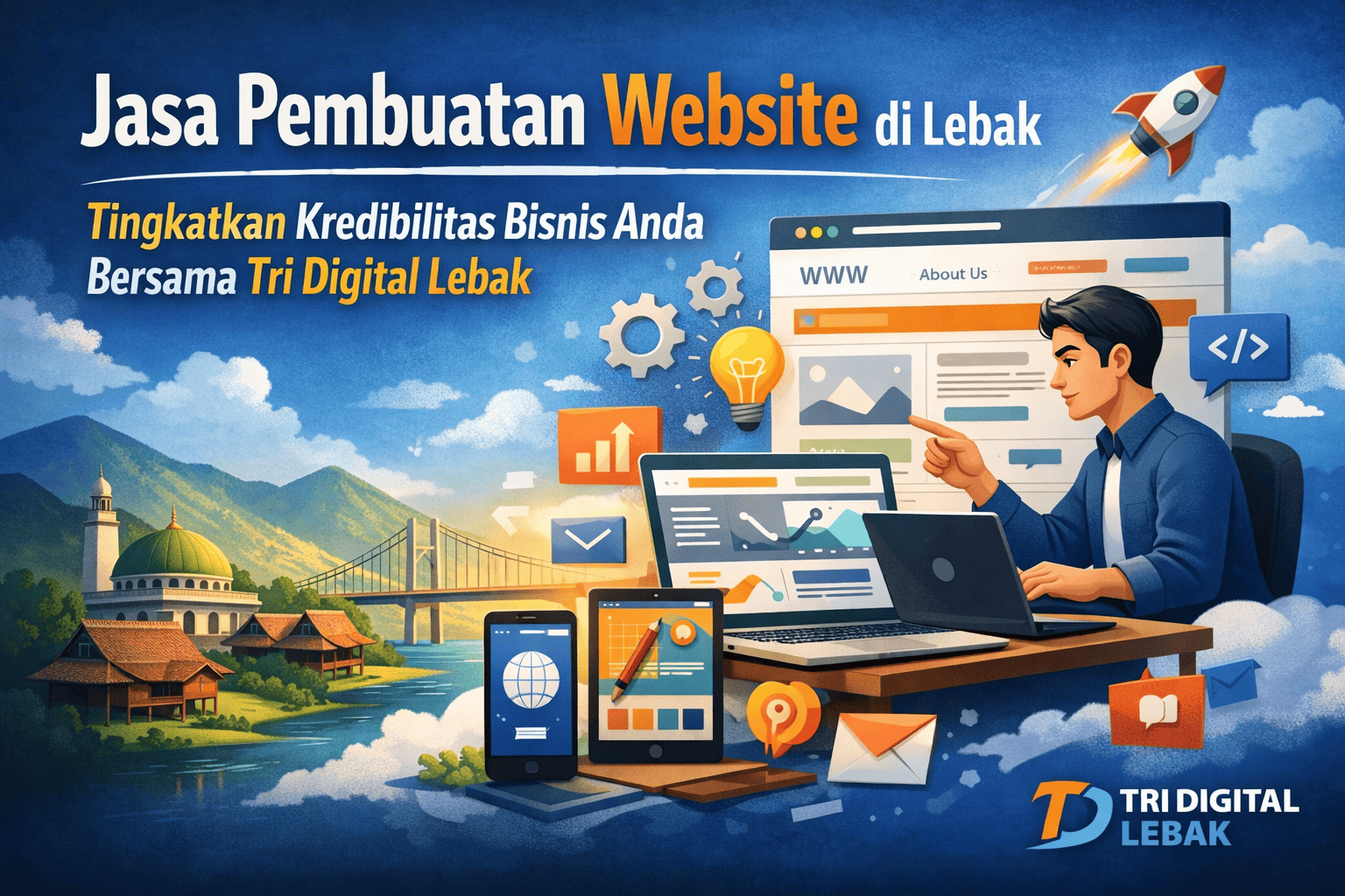 Jasa Pembuatan Website di Lebak: Tingkatkan Kredibilitas Bisnis Anda Bersama Tri Digital Lebak